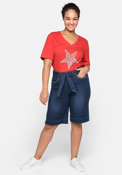 SHEEGO Džínsy - modrá denim, Model/-ka