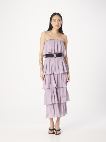 Robe 'Dewave' Essentiel Antwerp en violet : devant