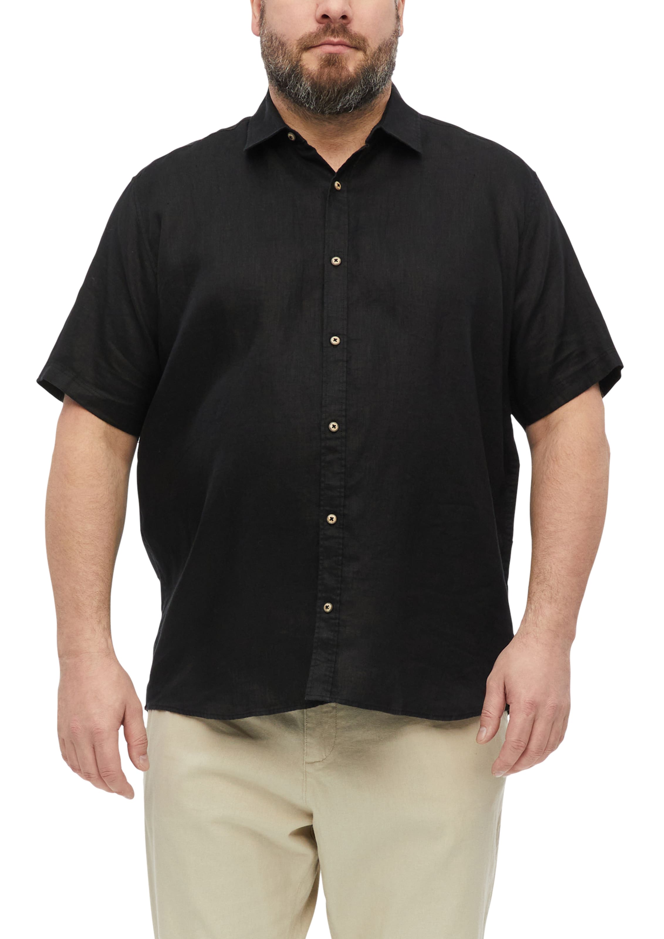 Coupe regular Chemise s.Oliver en noir