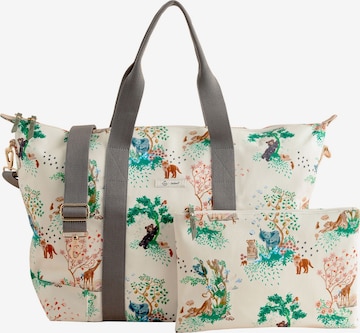 Cath Kidston Matkakassi 'Great Ormond Street' värissä valkoinen: etupuoli