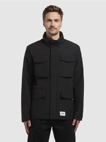 Veste mi-saison 'ARLO' khujo en noir : devant