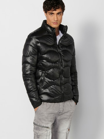 KOROSHI Winterjacke in Schwarz