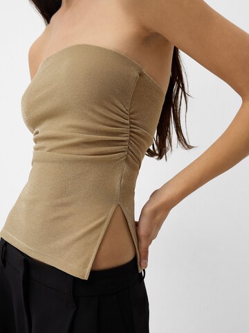 Bershka Top – zlatá