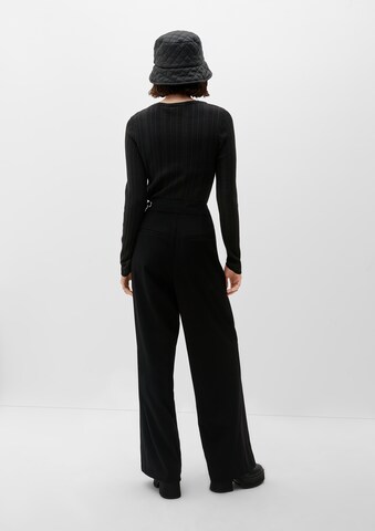 QS Strickjacke in Schwarz