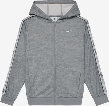 Nike Sportswear Кофта на молнии 'CLUB+' в Серый: спереди