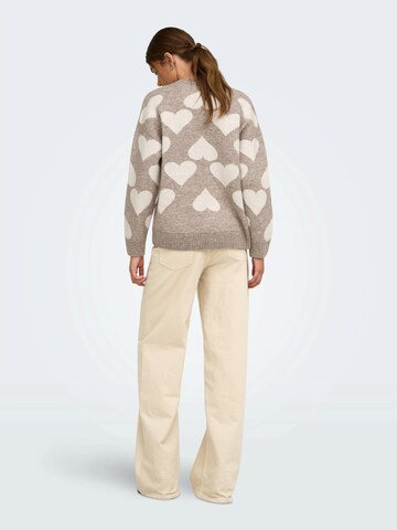 ONLY - Jersey 'ONLPOPPY' en beige