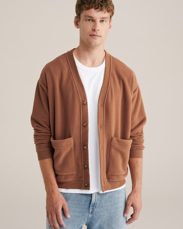 WE Fashion Jopa iz flisa | rjava barva: sprednja stran