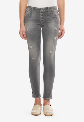Le Temps Des Cerises Slim fit Jeans in Grey: front