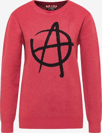myMo ROCKS Pullover in Rot: front