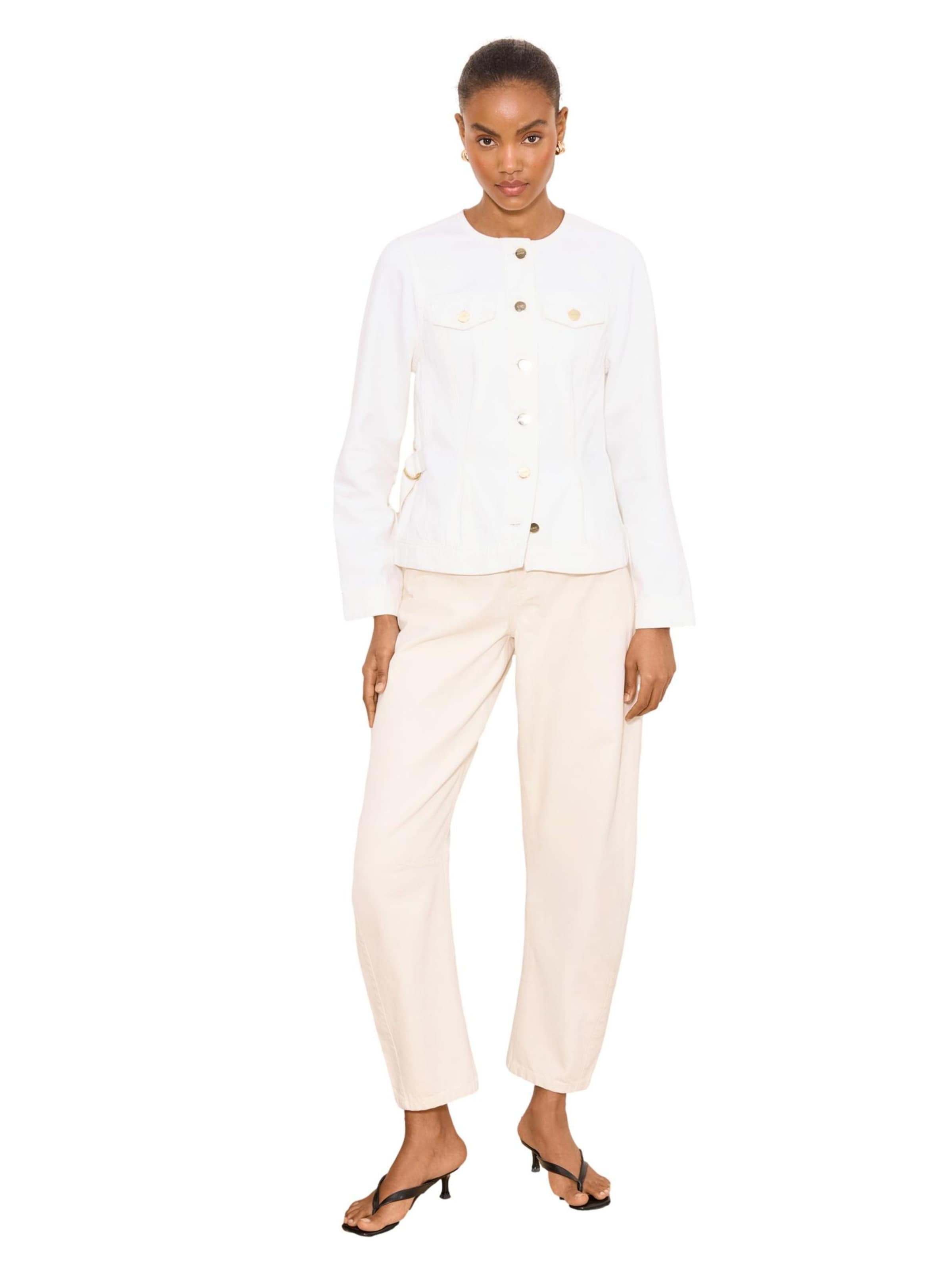 Lipsy Преходно яке в бяло: отпред