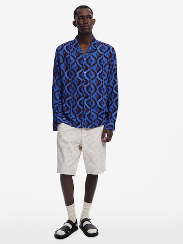 Coupe regular Chemise Desigual en bleu
