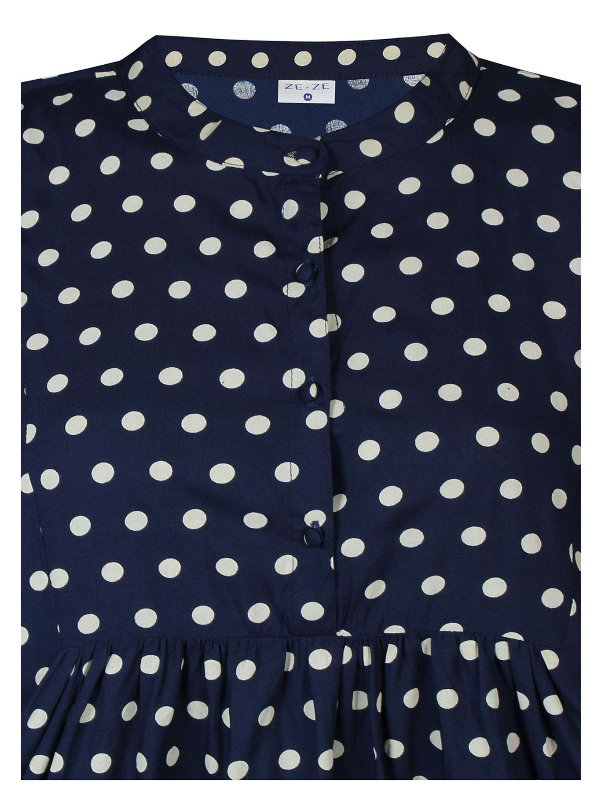 ze-ze Blouse 'Dottie 638' in Blauw