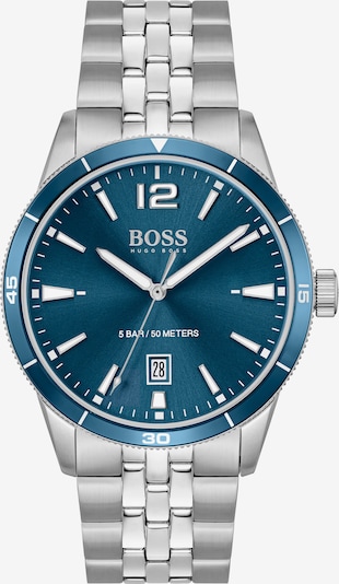 BOSS Casual Analoguhr in blau / silber, Produktansicht