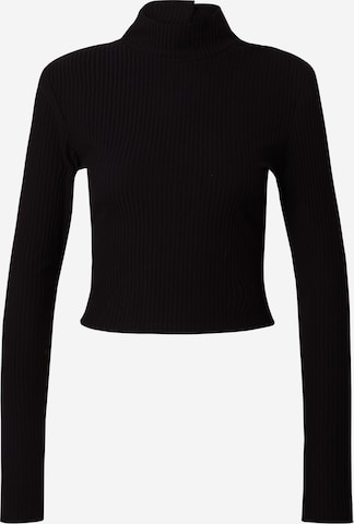 Gina Tricot - Camiseta en negro: frente