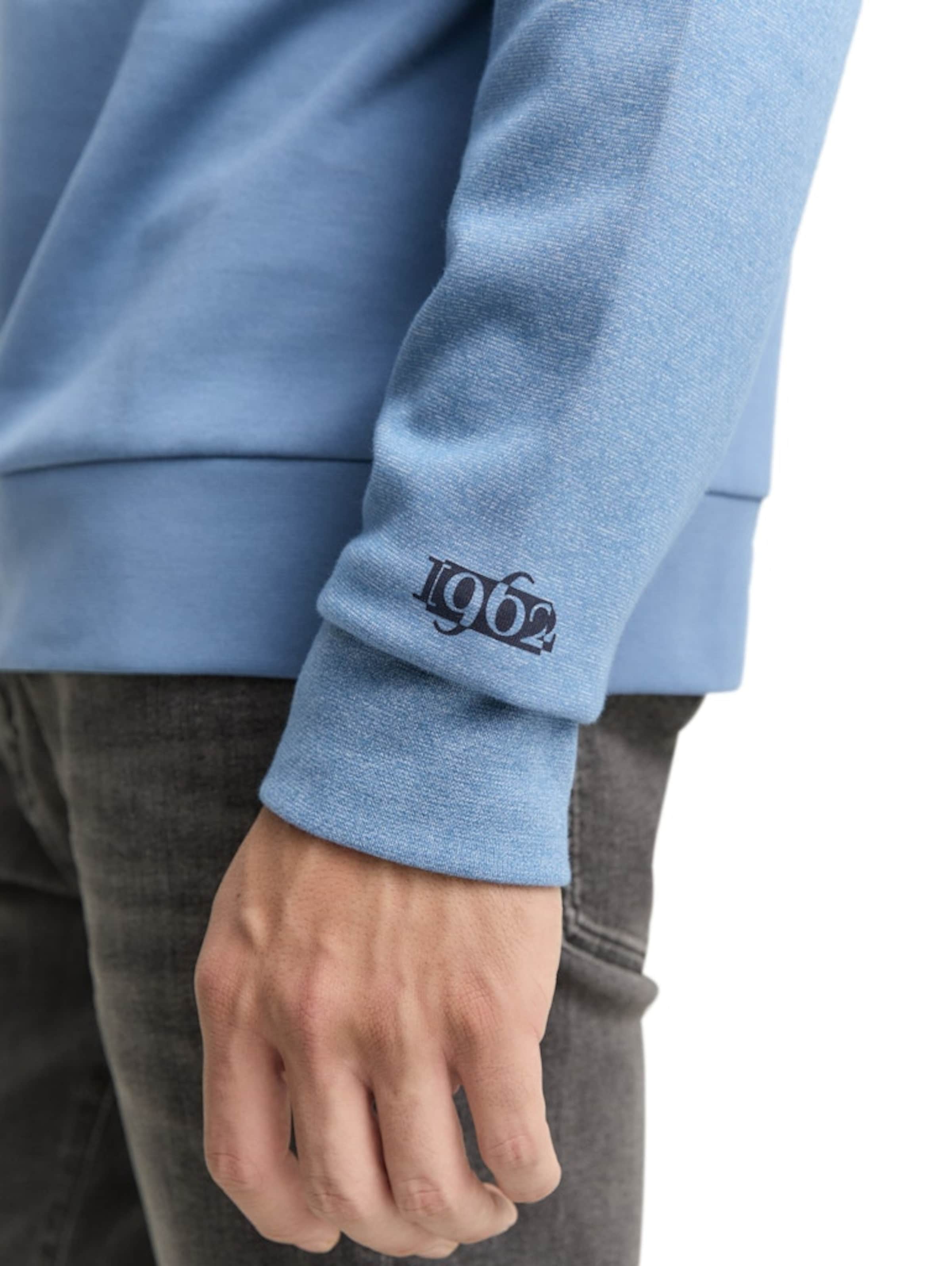 TOM TAILOR Sweatshirt in Blue