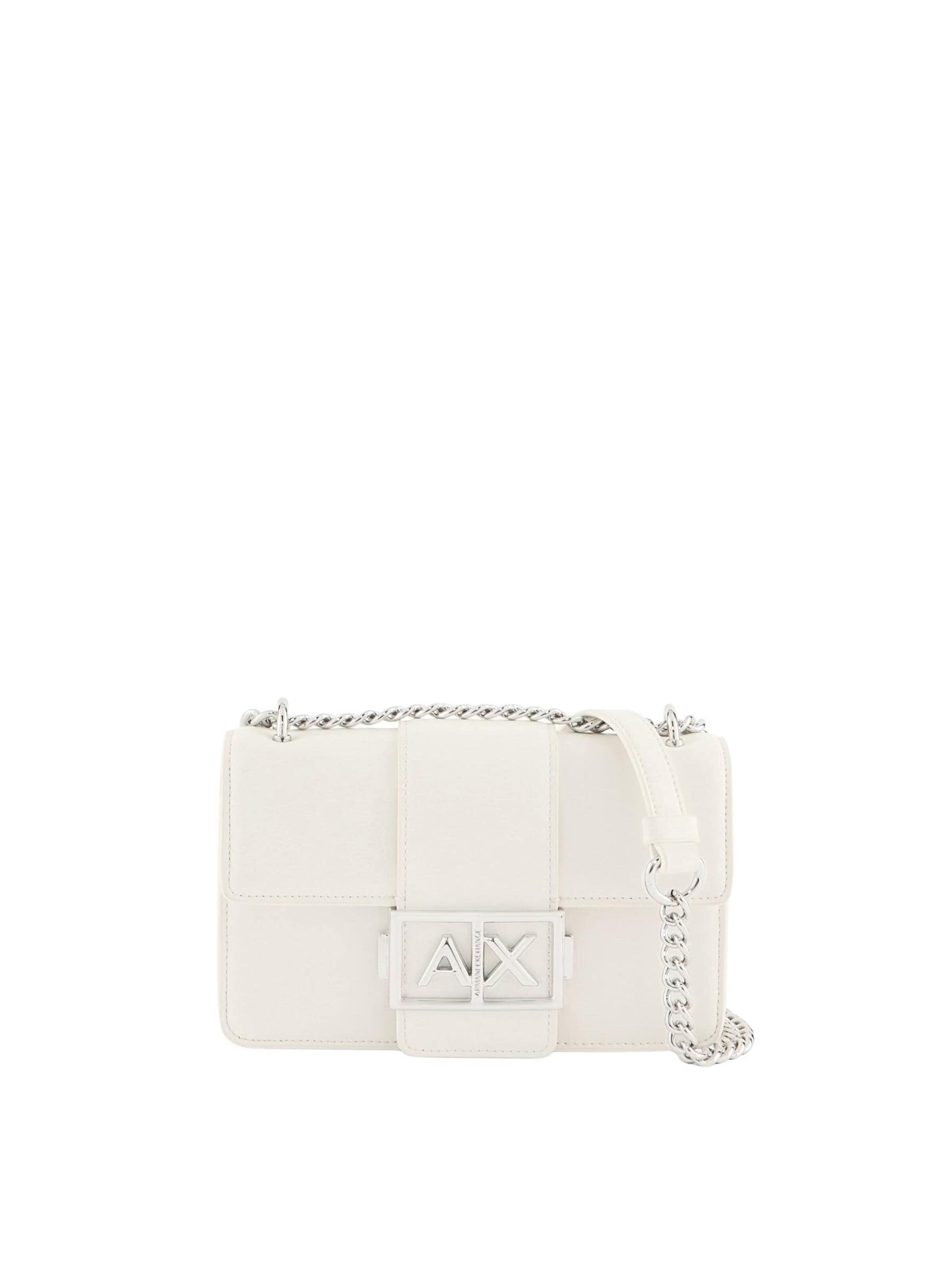 ARMANI EXCHANGE - Bolso de mano 'XW000071' en blanco: frente