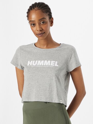 Hummel Funkcionalna majica 'Legacy' | siva barva: sprednja stran