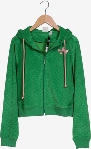 ADIDAS ORIGINALS Sweatshirt & Zip-Up Hoodie in XXXS-XXS in Green: front