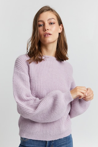 PULZ Jeans Sweater 'IRIS' in Purple: front