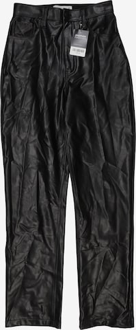 Abercrombie & Fitch Stoffhose XS in Schwarz: Vorderseite
