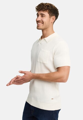 INDICODE JEANS Polo 'Harlo' in Weiß