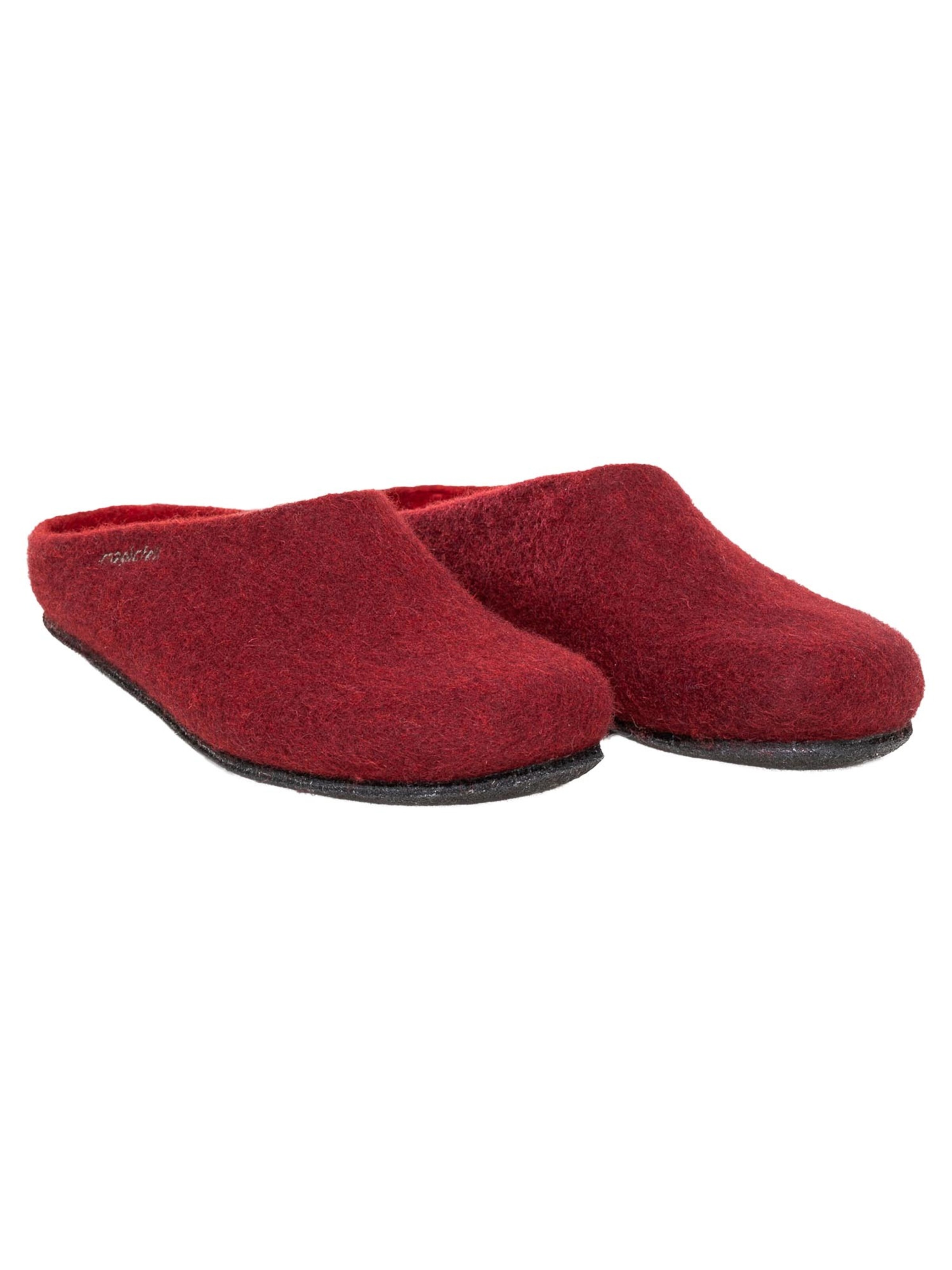 MagicFelt Slippers 'Filz' in Red