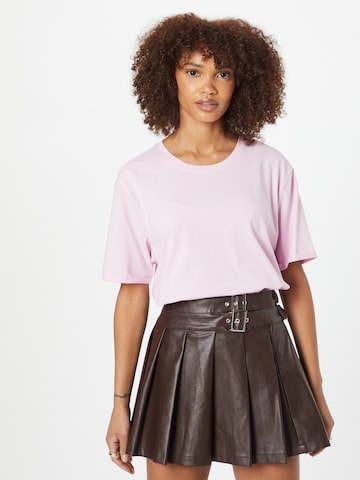 purpurinė MSCH COPENHAGEN Marškinėliai 'Terina': priekis