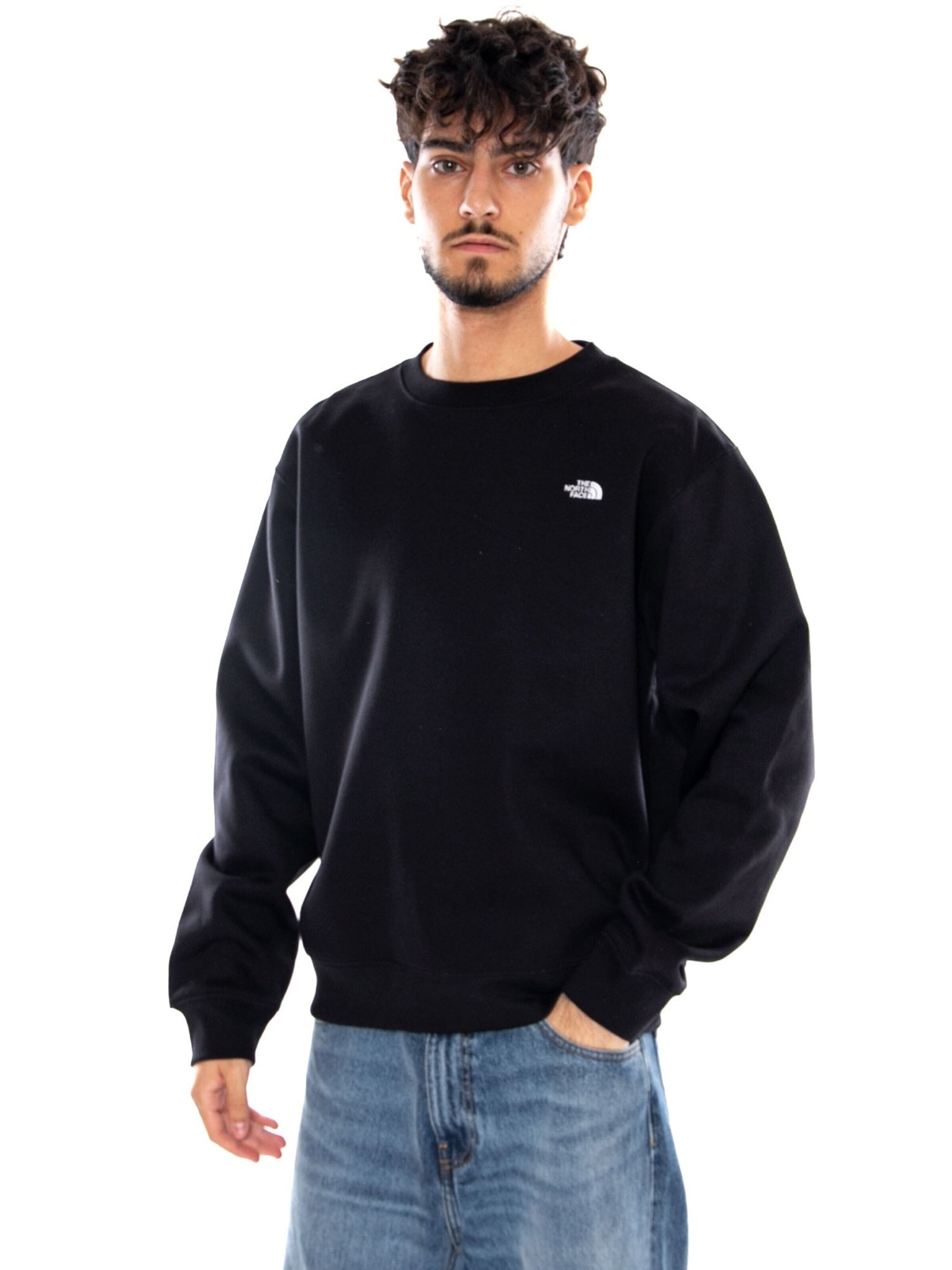 THE NORTH FACE Collegepaita 'ESSENTIAL SIMPLE DOME' värissä musta: etupuoli
