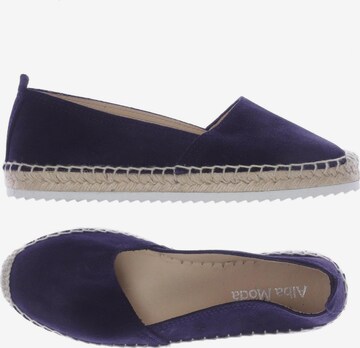 ALBA MODA Flats & Loafers in 38 in Blue: front