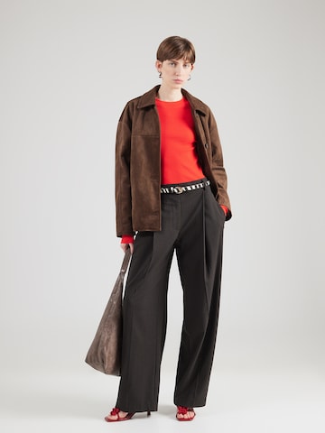 TOPSHOP Shirt 'BEA' in Red