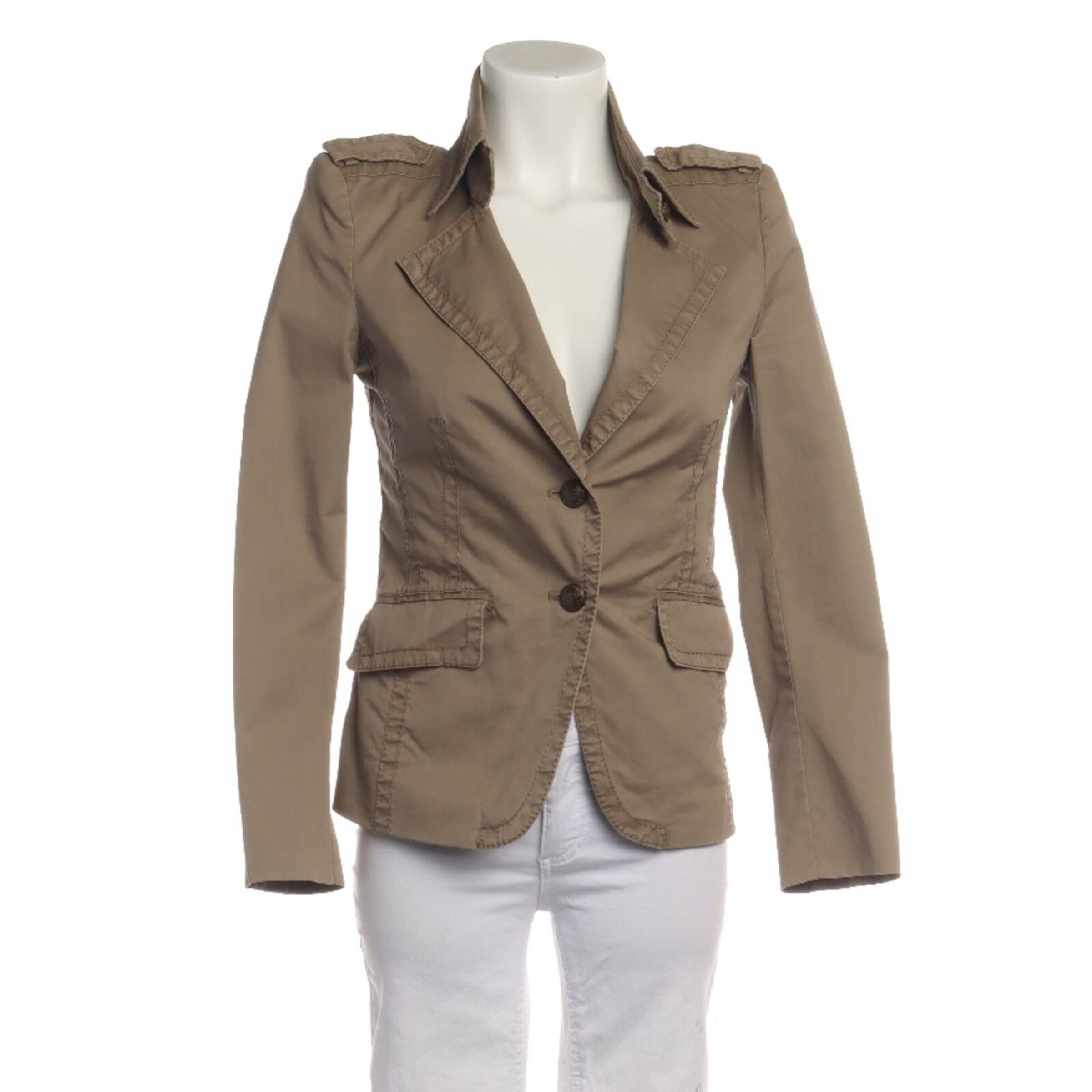 DRYKORN Jacket & Coat in S in Brown: front