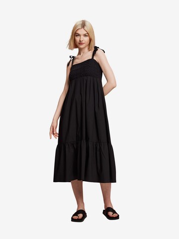 ESPRIT Summer Dress in Black: front