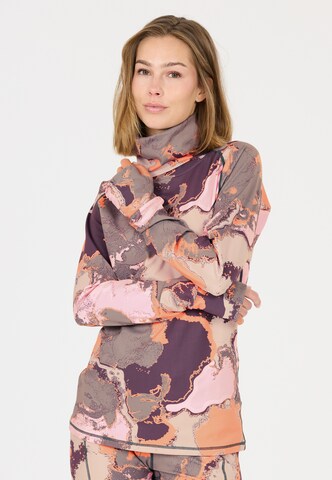 SLOPE Midlayer 'Nyland' in Lila: Vorderseite
