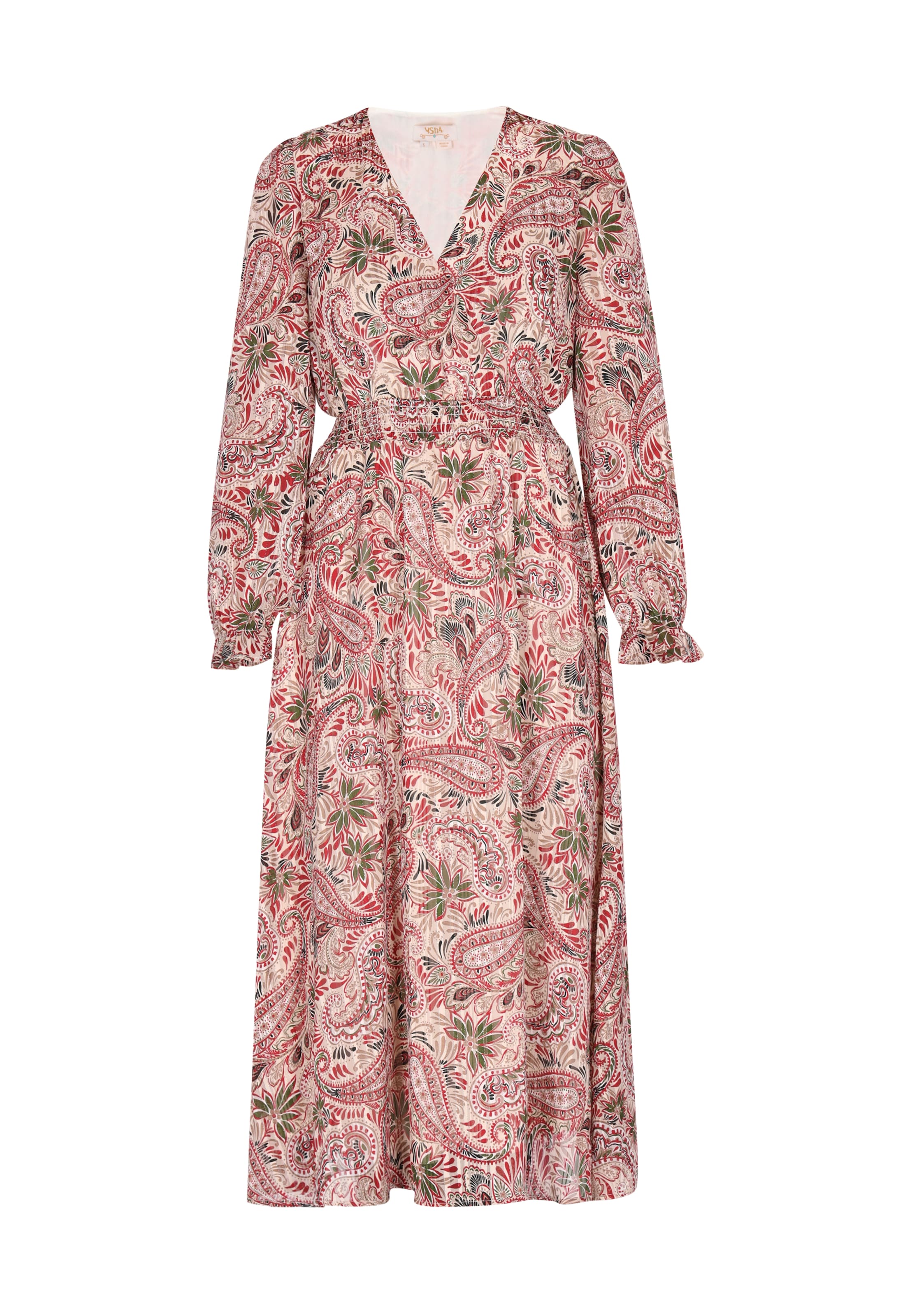 usha FESTIVAL Платье в Бежевый: спереди