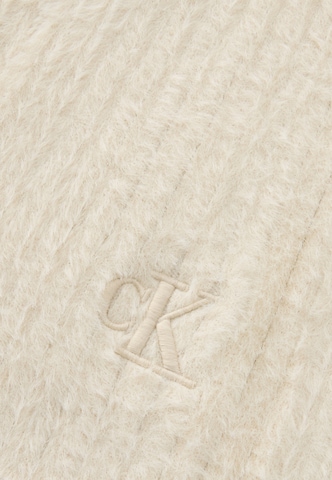 Calvin Klein Sjaal in Wit: voorkant