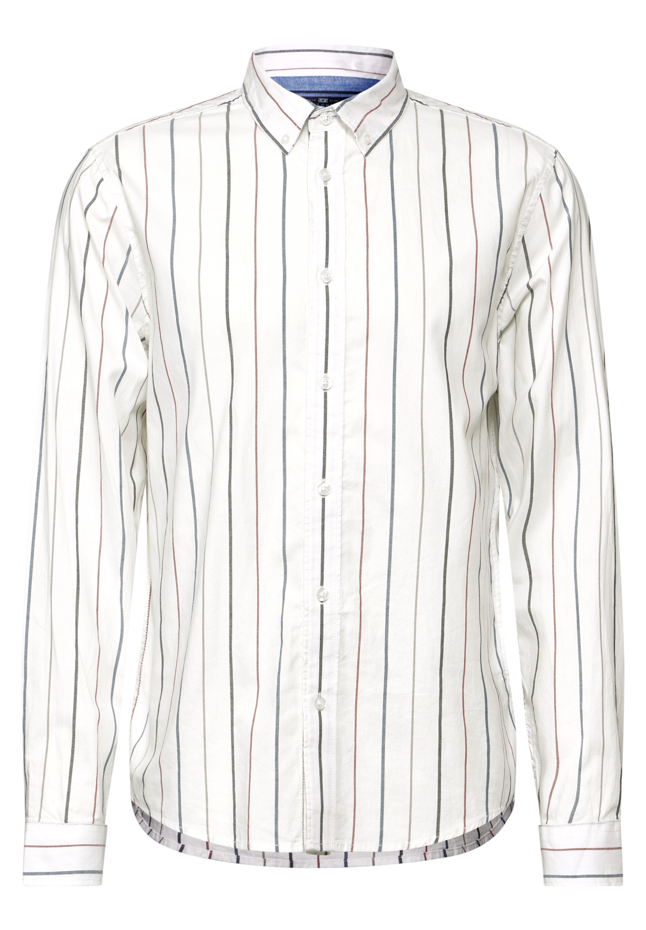 Street One MEN Regular Fit Hemd in Weiß: Vorderseite