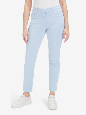Betty Barclay Slim fit Pants in Blue: front