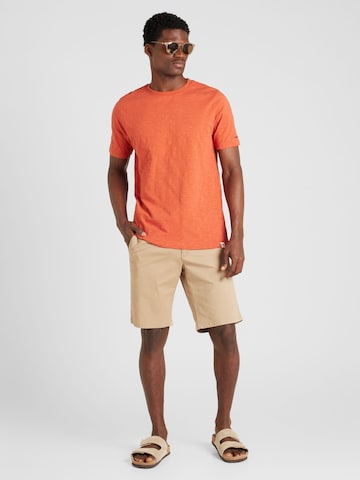 FYNCH-HATTON - Camiseta 'Slub' en naranja