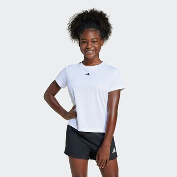 T-Shirt fonctionnel 'Essentials' ADIDAS PERFORMANCE en blanc : devant