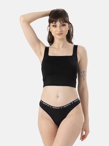 LEAFLETIC Boyshorts in Black