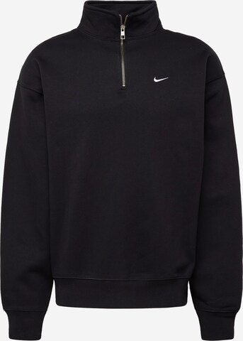 Nike Sportswear Sweatshirt in Black: front