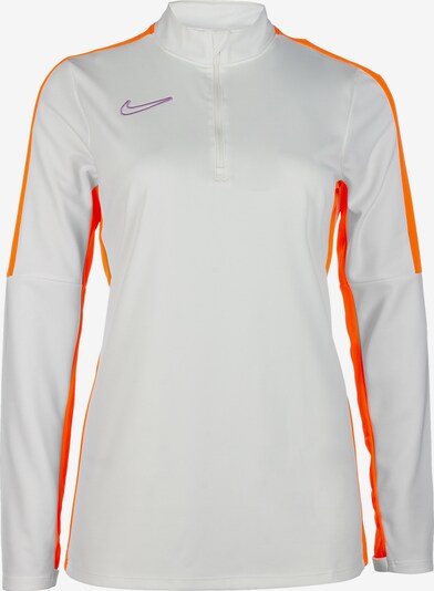 NIKE Sportief sweatshirt 'Academy 23' in de kleur Donkerlila / Oranje / Wit, Productweergave