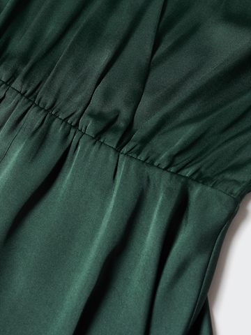 MANGO Obleka 'Monaco' | zelena barva