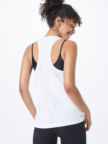 ADIDAS SPORTSWEAR Sporttopp 'Aeroready Designed 2 Move Logo' i vit