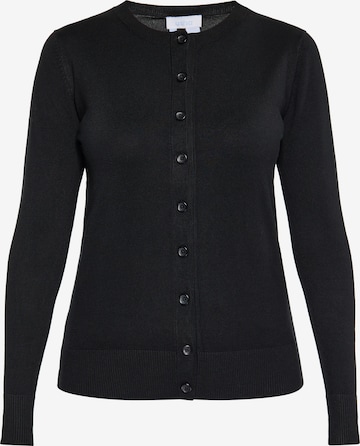 usha BLUE LABEL Вязаная кофта в Черный: спереди