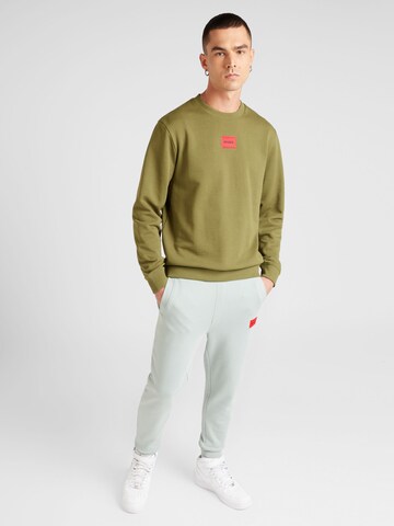 HUGO Sweatshirt 'Diragol212' in Groen