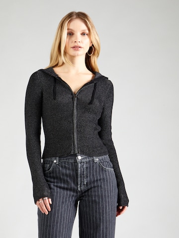 Cardigan Monki en noir : devant