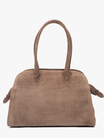 Estro Handbag '1306' in Beige: front