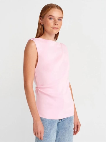 Chemisier 'Blusen' Dilvin en rose : devant