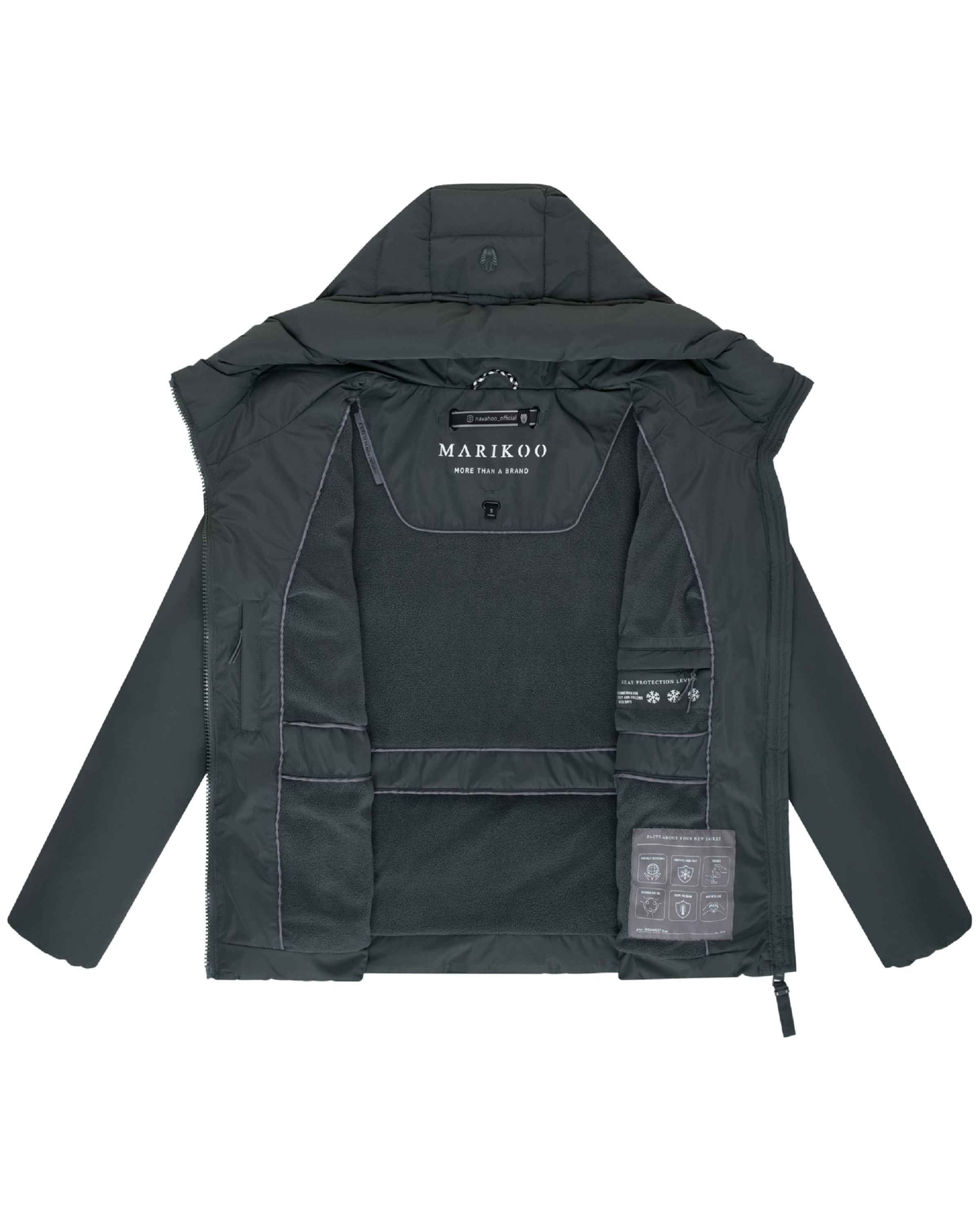 MARIKOO Vinterjacka 'Himee 16' i grön